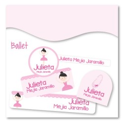 vc0059 - Kit Marca tus cosas - Ballet