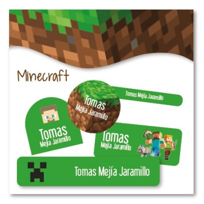 vc0066 - Kit Marca tus cosas - Minecraft